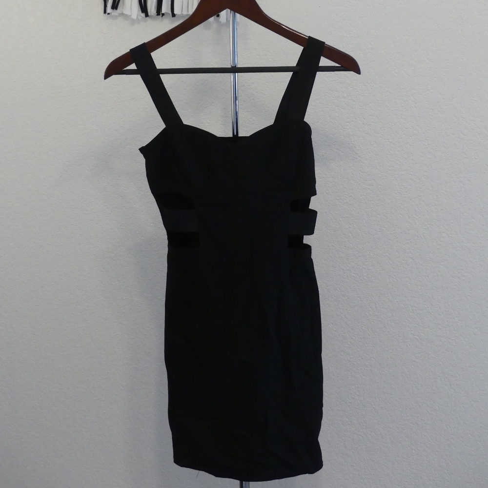 Dress with open back and sides